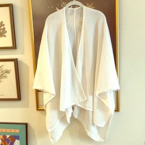 White summer poncho